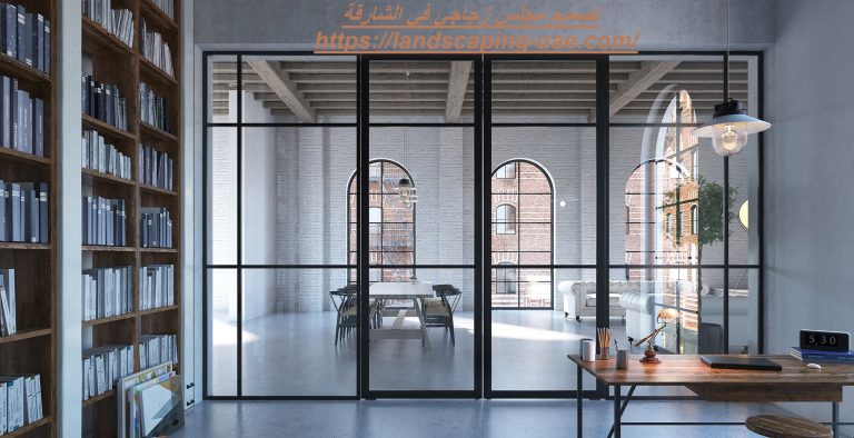 تصميم مجلس زجاجي في الشارقة